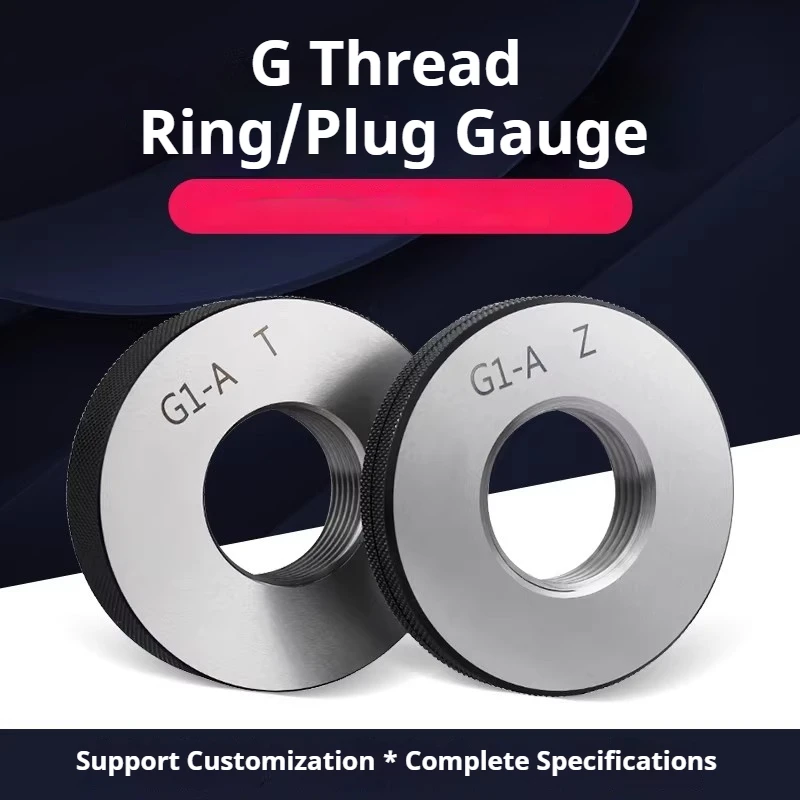 G Thread Plug Gauge 55° British Pipe Thread Go/No-Go Gauge High Precision  Wear Resistant Thread Inspection Tool，Customizable