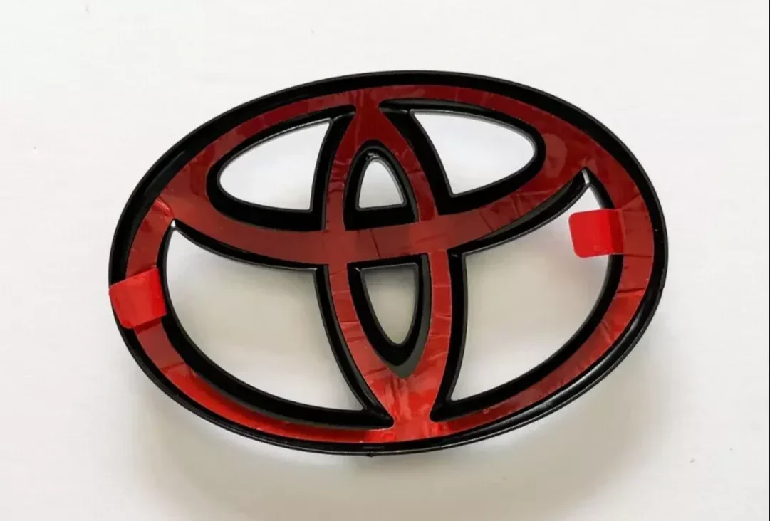 4pcs ABS covering car logo black suitcase trunk sign sticker for Toyota 2018-2024 Camry SE AWD:PT948-03191-02 car accesorios view 3