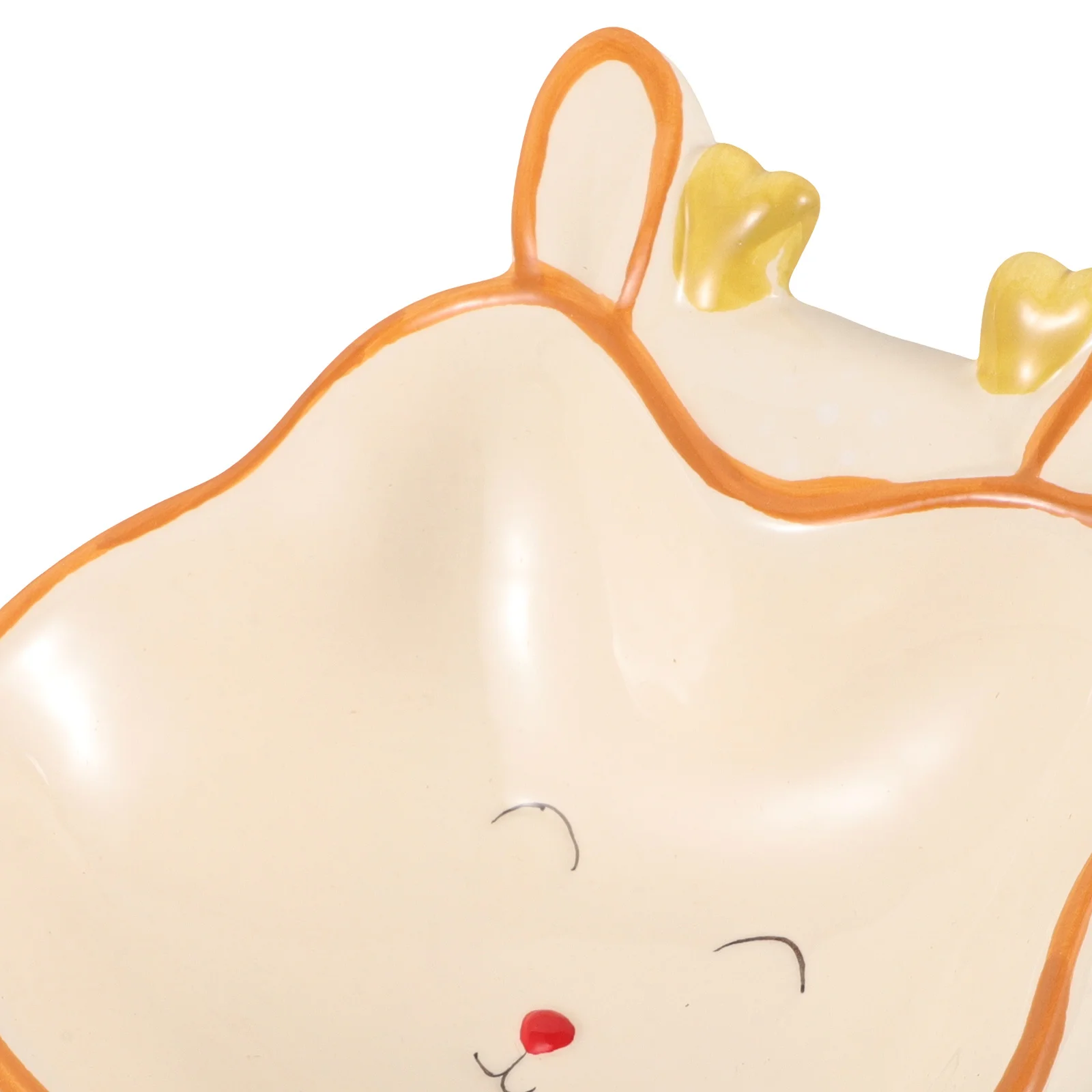 

Ceramic Cat Bowls Raised Tilted Cat Food Bowl Indoor Cats Puppies Spill Proof Cute Design Pet Bowl Ceramic Spoon Holder