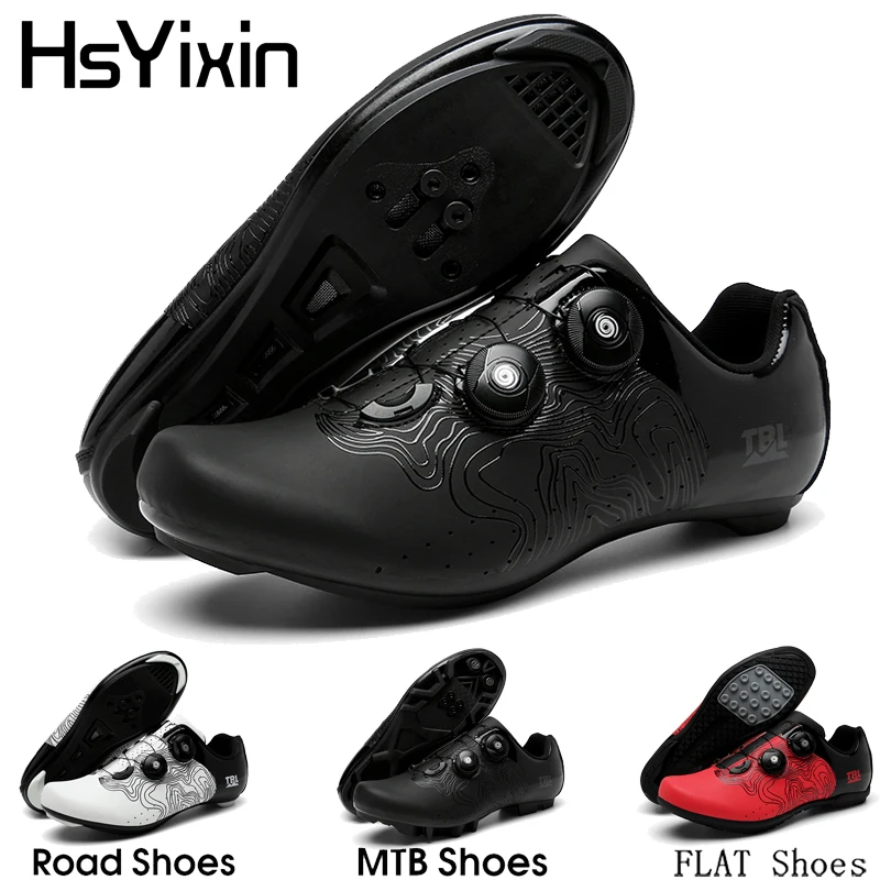 

Mountain Bike Riding Shoes - Suitable for both men and women, breathable and anti-slip. Road cycling shoes, flat bicycle shoes.