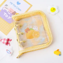 Kawaii Zipper Kpop Photocards Binder Mini Photo card Holder Idol Pictures Collect Book Album Journal Notebook School Stationery