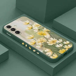 Small Cauliflower Phone Case For Samsung Galaxy S25 S24 S23 S22 S21 S20 S10 S10E Ultra Plus FE Note 20 Ultra 10 Plus Cover