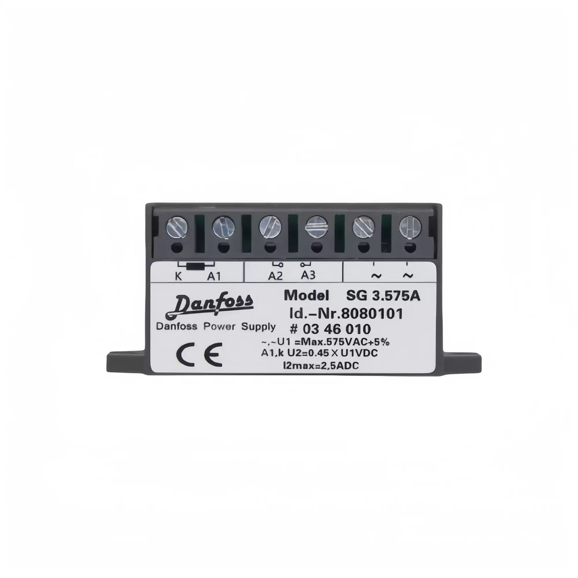 Ballast SG3.575B SG3.575A ID-Nr: 8080101 Motor brake rectifier
