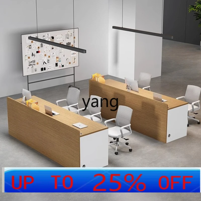 

LM company office furniture strip sales staff financial services front desk reception