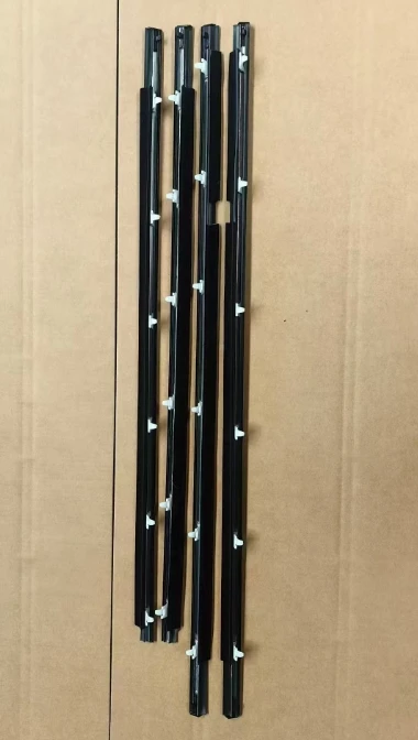 4 Pieces Black Window Glass Rubber for Hyundai Accent 2000-2005 Protector WeatherStrip Glass Seals 82210-25000 80cm 93cm