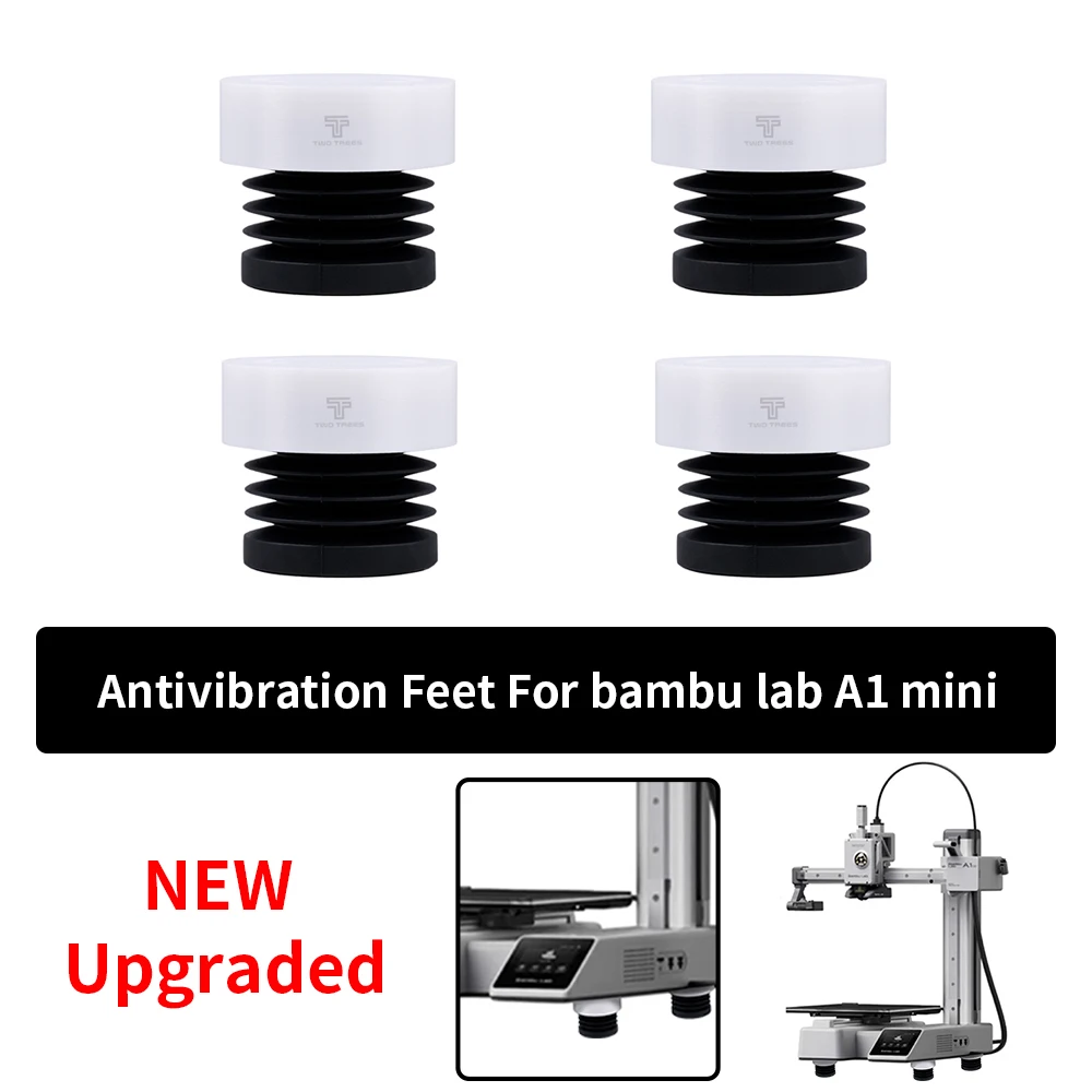 

Anti Vibration Anti-slip Dust-proof Rubber Foot Pad Feet For Bambu Lab P1S Bambulab X1 Carbon Fit H2D A1 A1Mini 3D Printer parts