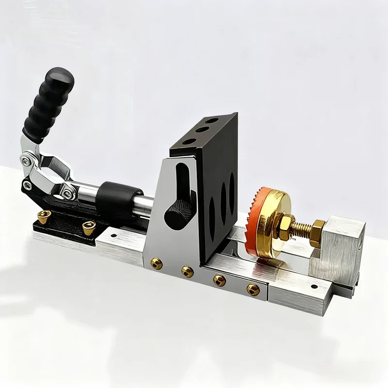 New Woodworking Oblique Hole Locator, Drilling Machine, Oblique Hole Drill, Drilling Tool Accessories 9mm Drilling Diameter