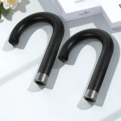 

2Pcs Umbrella Handle Head Parts Upgrade Curved Grip Replacement for Rain Uv Umbrella Secure Comfortable Hold Portable