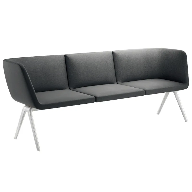 

Light luxury style special-shaped office sofa medical school bank public area furniture free combination sofa
