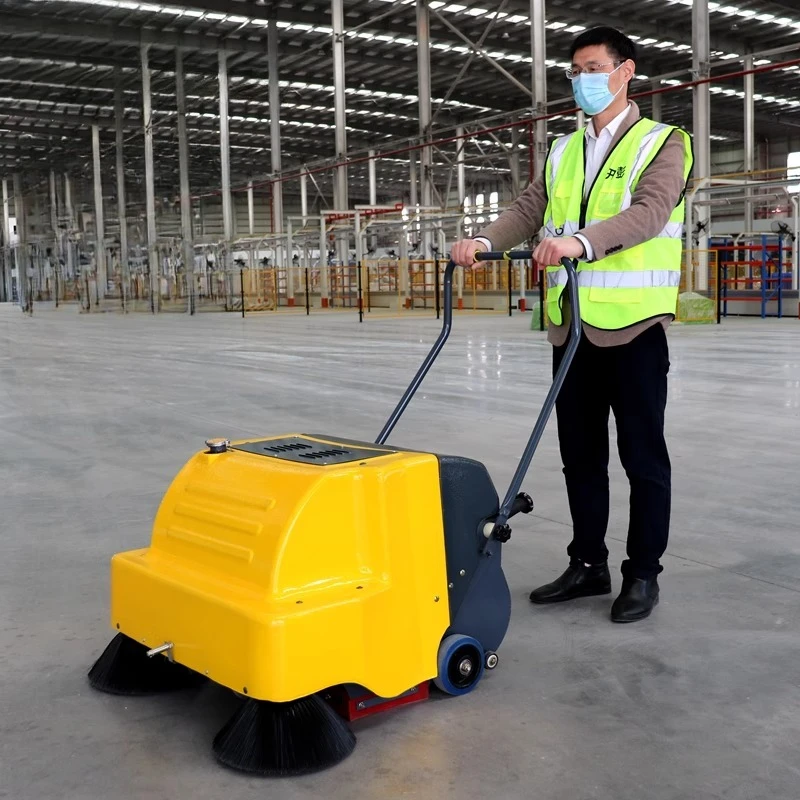 

Hand Push Electric Sweeper Sweeper Industrial Sweeper Commercial Washing Factory Workshop Vacuum Property