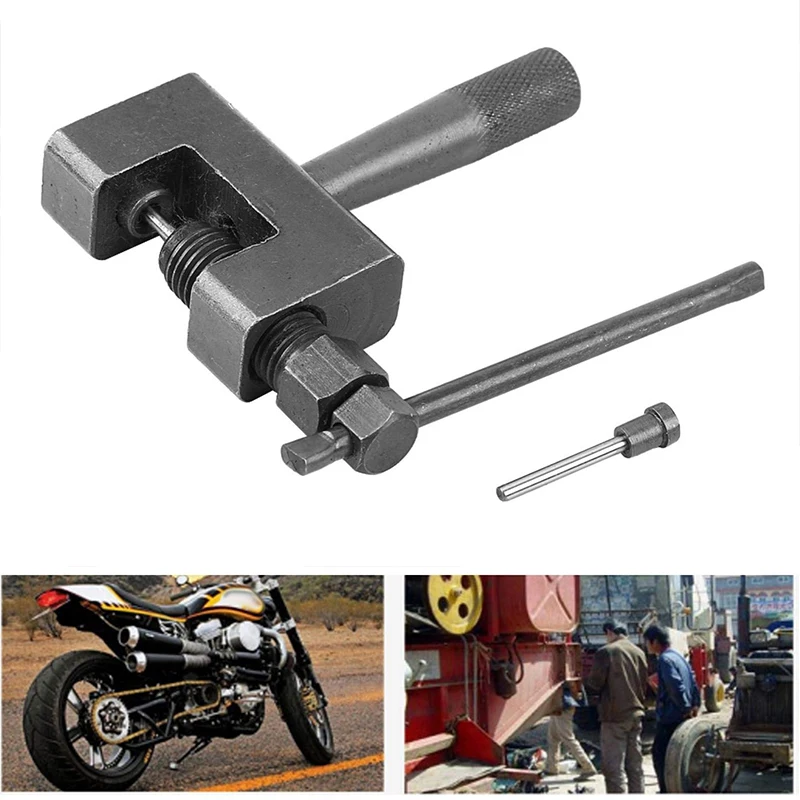 Motorcycle Chain Breaker，Motorcycle Bike ATV Chain Removal Breaker Drive Splitter Cutter Link Repair Tool