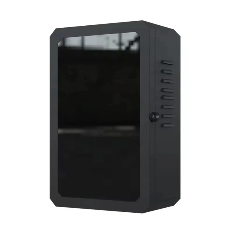 Outdoor EV Charger Enclosure Waterproof Wall Mount Metal Cabinet Electric Vehicle Charging Station Box Lockable Weatherproof