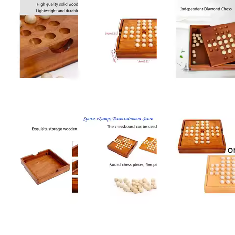 G7NF Wooden Board Game, Europe Board Game Unique Funny Single Chess
