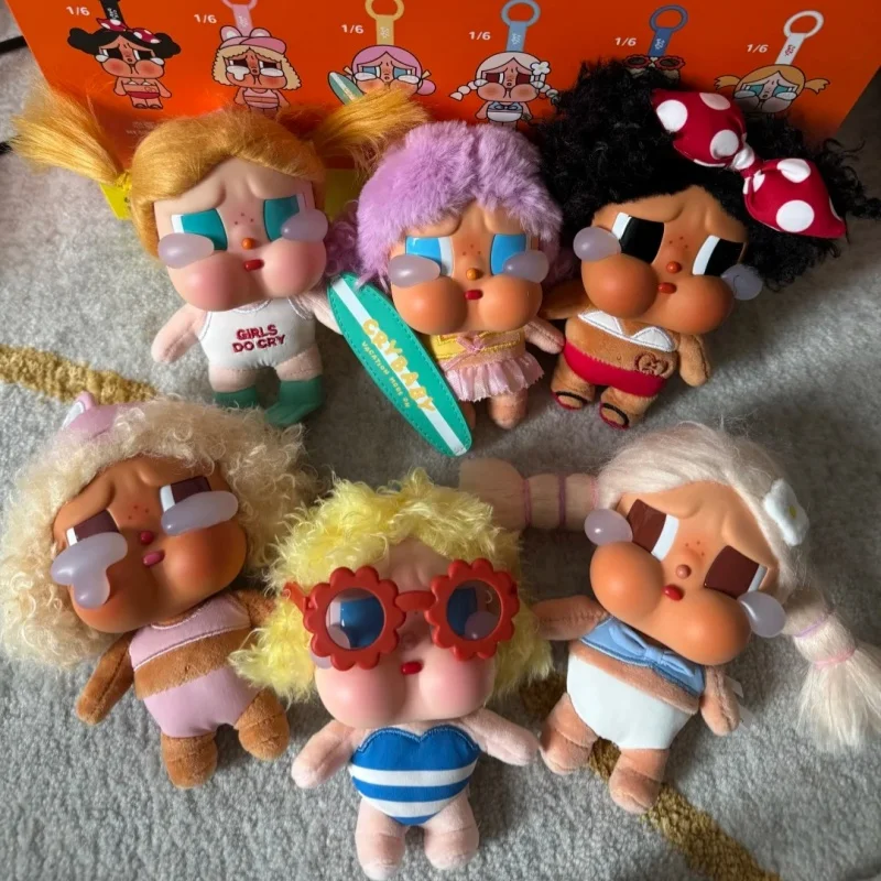 

Original Popmart Crybaby Vacation Mode On Series Mystery Box Vinyl Pendant Cute Blind Box Ornament Girl Birthday Surprise Gifts