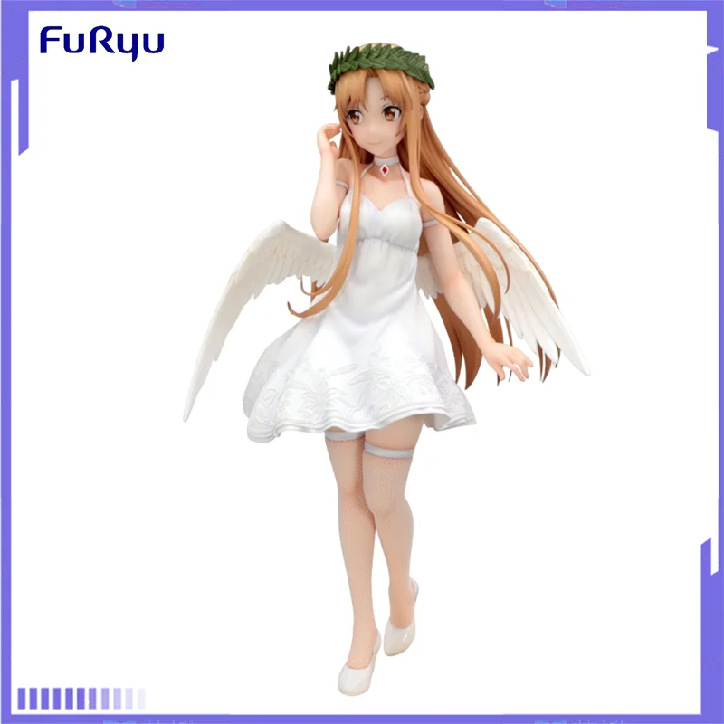 Figura Original FuRyu de Asuna en Stock, Figura BiCute Pure de Sword Art Online SAO, Figura de Anime, Modelo de Acción, Figuritas, Juguetes, Regalo