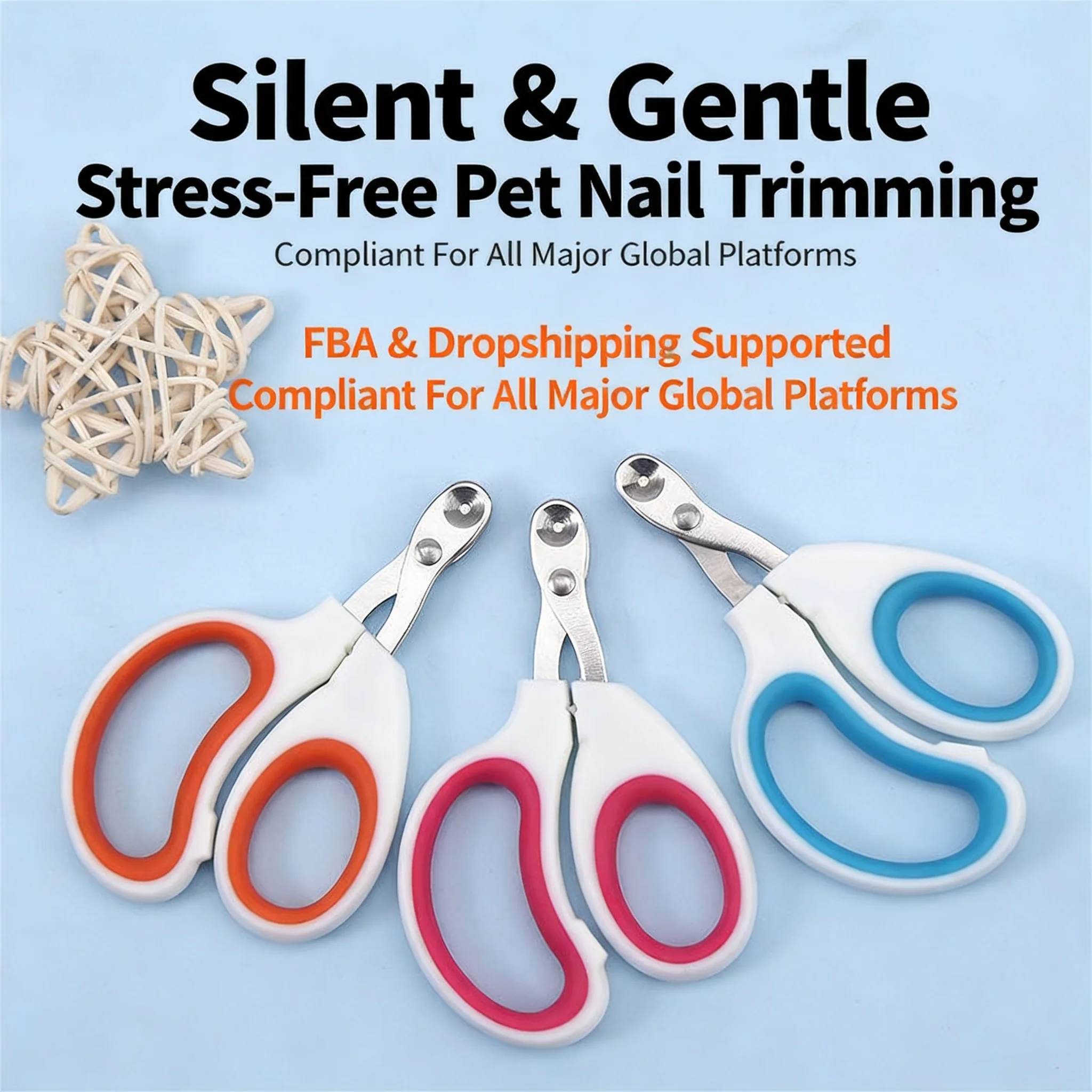 1pc Cat Round Hole Pet Nail Clipper Stainless Steel Sharp Safe Avoid Over Cutting for Home Pet Grooming for Cat Owners Cat Nail Trimmer Pet Blind Nail Cutter