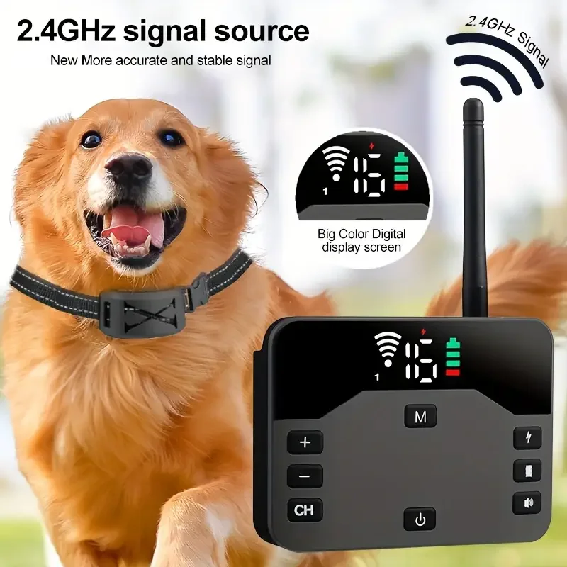 systeme-de-cloture-sans-fil-pour-chien-enclos-electrique-pour-animaux-de-compagnie-de-800-acres-avec-3-modes-de-dressage-collier-de-dressage-pour-chien-rechargeable-et-etanche