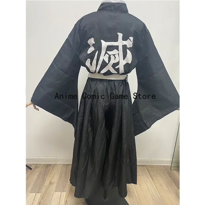 Tokitou Muichirou Cosplay Costume Wig Shoes Full Sets Anime Uniform Set Halloween Party Outfits for Women Men Gilr Boy