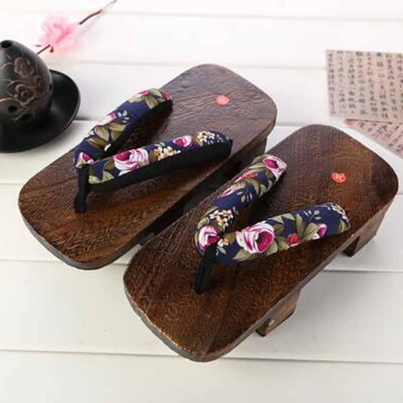 للجنسين بولونيا خشبية اليابانية التقليدية جيتا قباقيب رجل امرأة النينجا تأثيري شيطان القاتل الوجه يتخبط الصيف في الهواء الطلق الصنادل