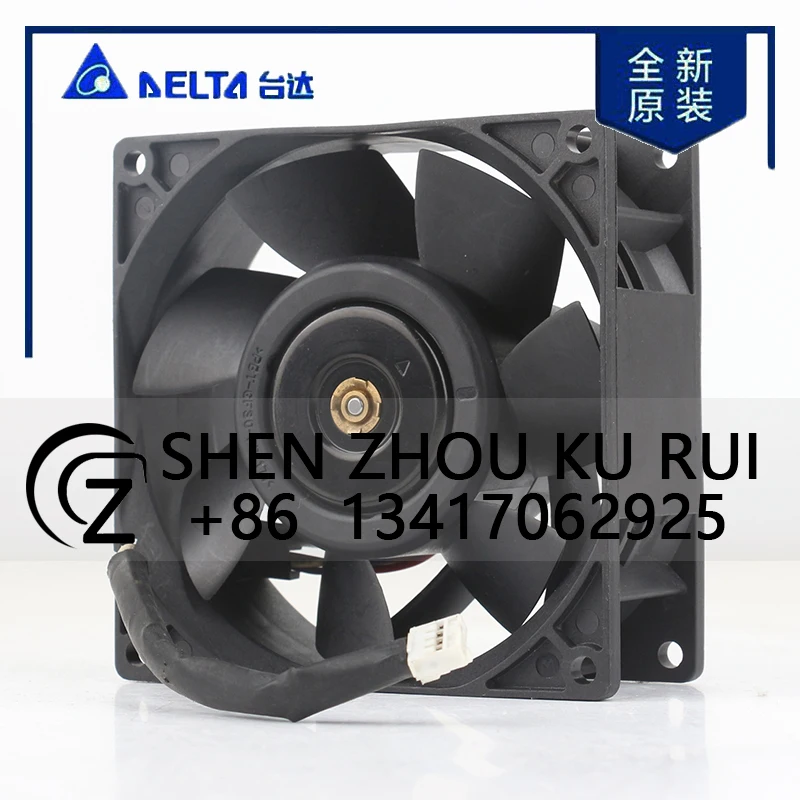 دلتا 5 فولت 12 فولت 48 فولت تيار مستمر 24 فولت 1.74A التيار المتناوب EC 9038 90X90X38 مللي متر 9 سنتيمتر الهيكل محول تردد الكرة ارتفاع حجم الهواء PFB0924DHE مروحة التبريد