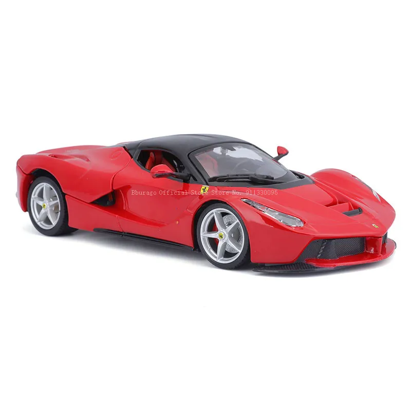 Bburago-vehículo de lujo de aleación de Ferrari LAFerrari Aperta, escala 1:24, coches fundidos a presión, colección de juguetes, regalo