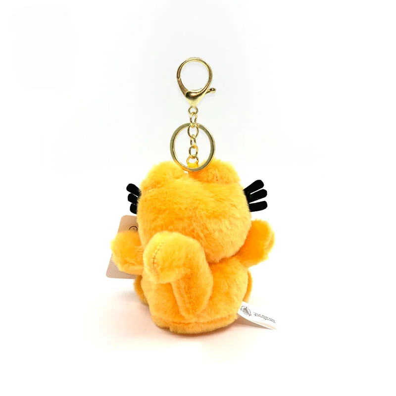 Kawaii Anime Cartoon Garfield Cute Plush Toys Doll Keychain Creative Backpack Pendant Decoration Kids Children Girls Boys Gifts