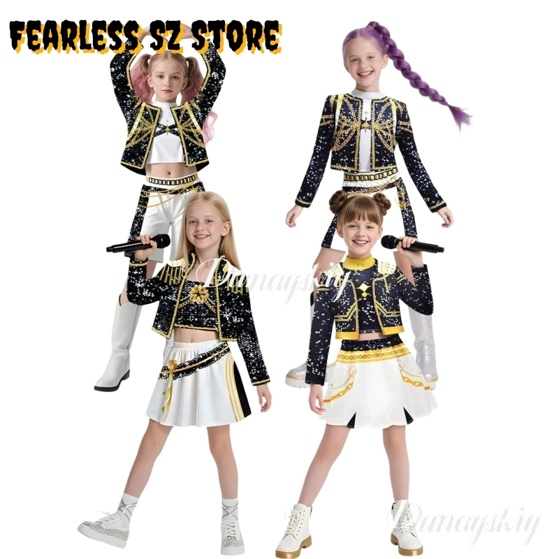K-Pop Demon Hunter Girls Cosplay Costume - Kids Halloween - Image 3