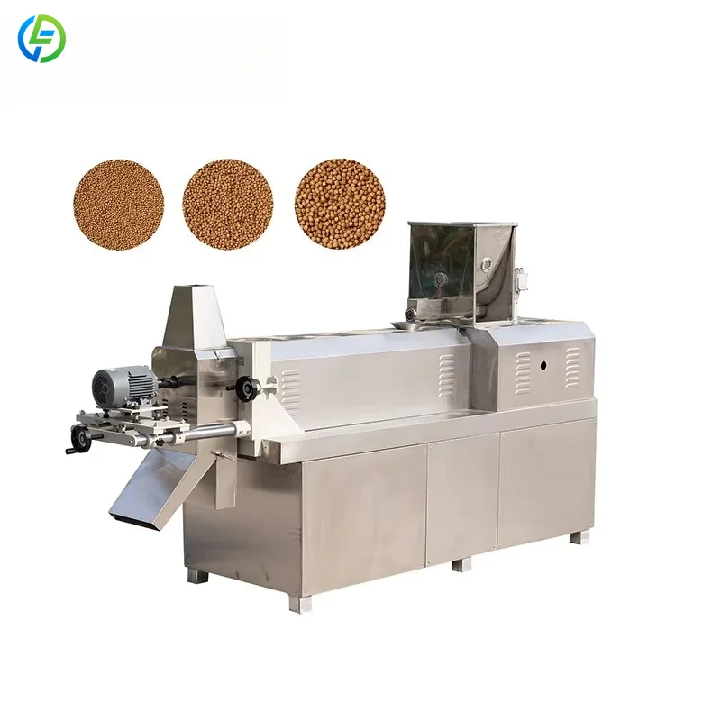 Customized Floating Fish Feed Extruder Machine Complete Feed Production Line For Aquaculture Plant