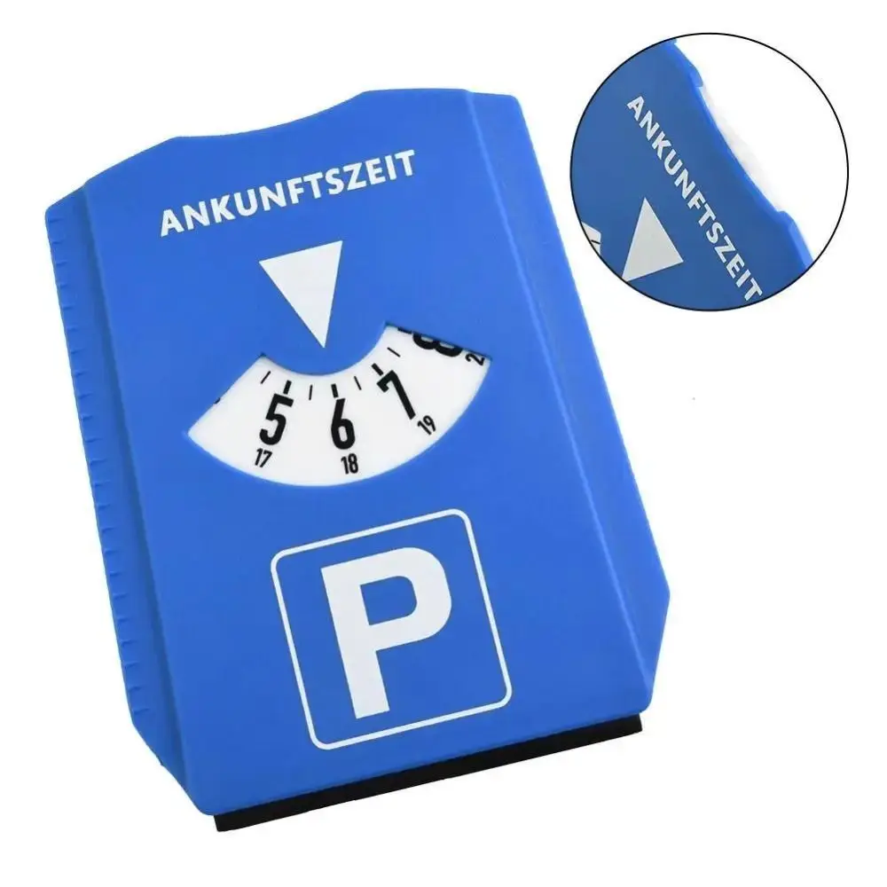 PS Material Parking Timer German STVO Regulation Snow Shovel Function Time Display Disc Return Time Note Ice Scraper Function