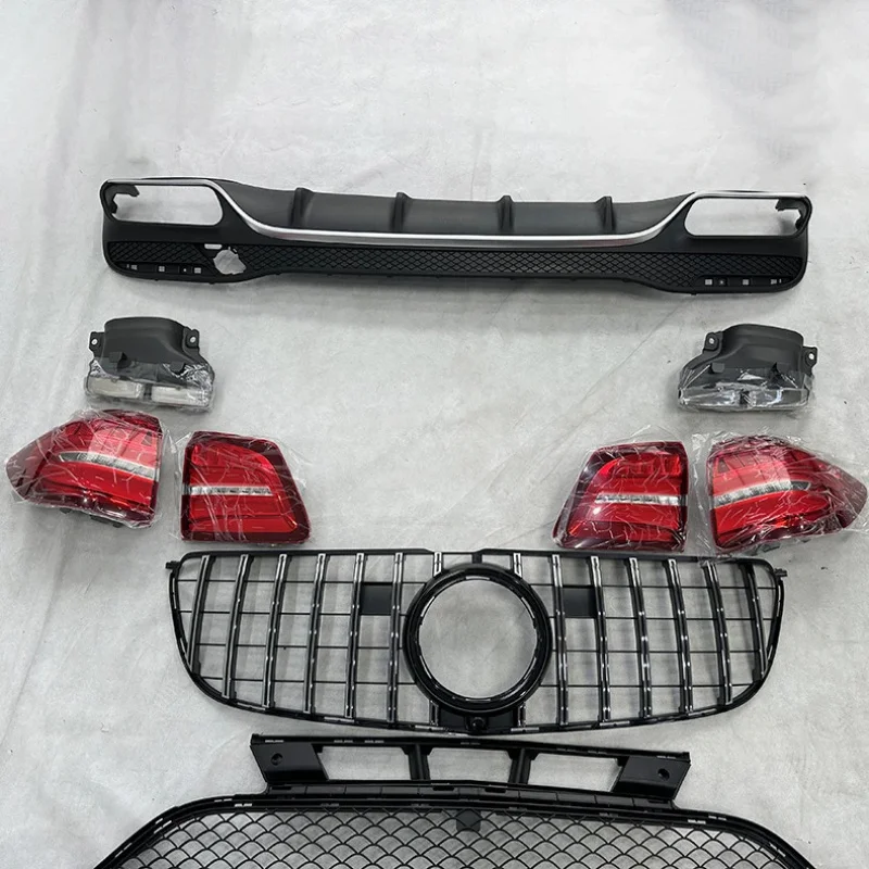 Brand New Sporty-Look per W166 GL GLS63 Conversione ABS Body Kit Diffusore posteriore Labbro Paraurti anteriore