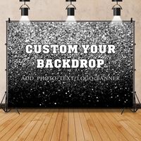 Custom Vinyl Backdrop Personalized Photo Banner Upload Your Own Image Picture Text Logo Kids Party Wedding Anniversary Banner