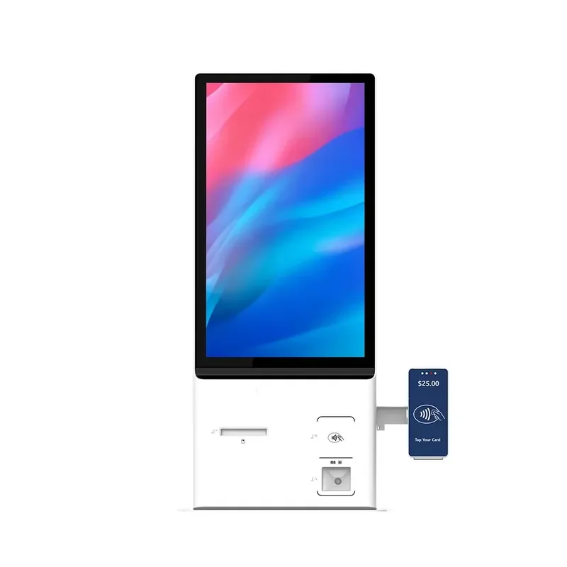 Customized Self Service Kiosk Payment Machine Touch Screen Video Kiosk Counter-top Type Pos Machine Printer