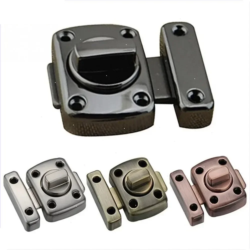 Door Bolt Latch Lock Door Lock 1pc Anti-theft Bathroom Buckle Cast Hook Metal Privacy Right Angle Sliding Gate