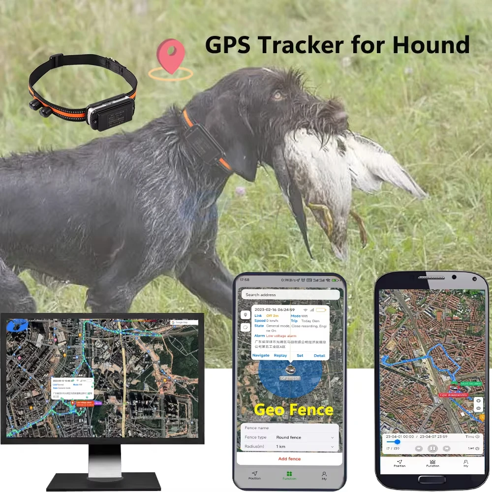 STLFHunter GPS 25000 Pro Gps Tracking Sim Card Online Ganado Tracker Gps Tracking Device Software for Dog Hunting tracker Real
