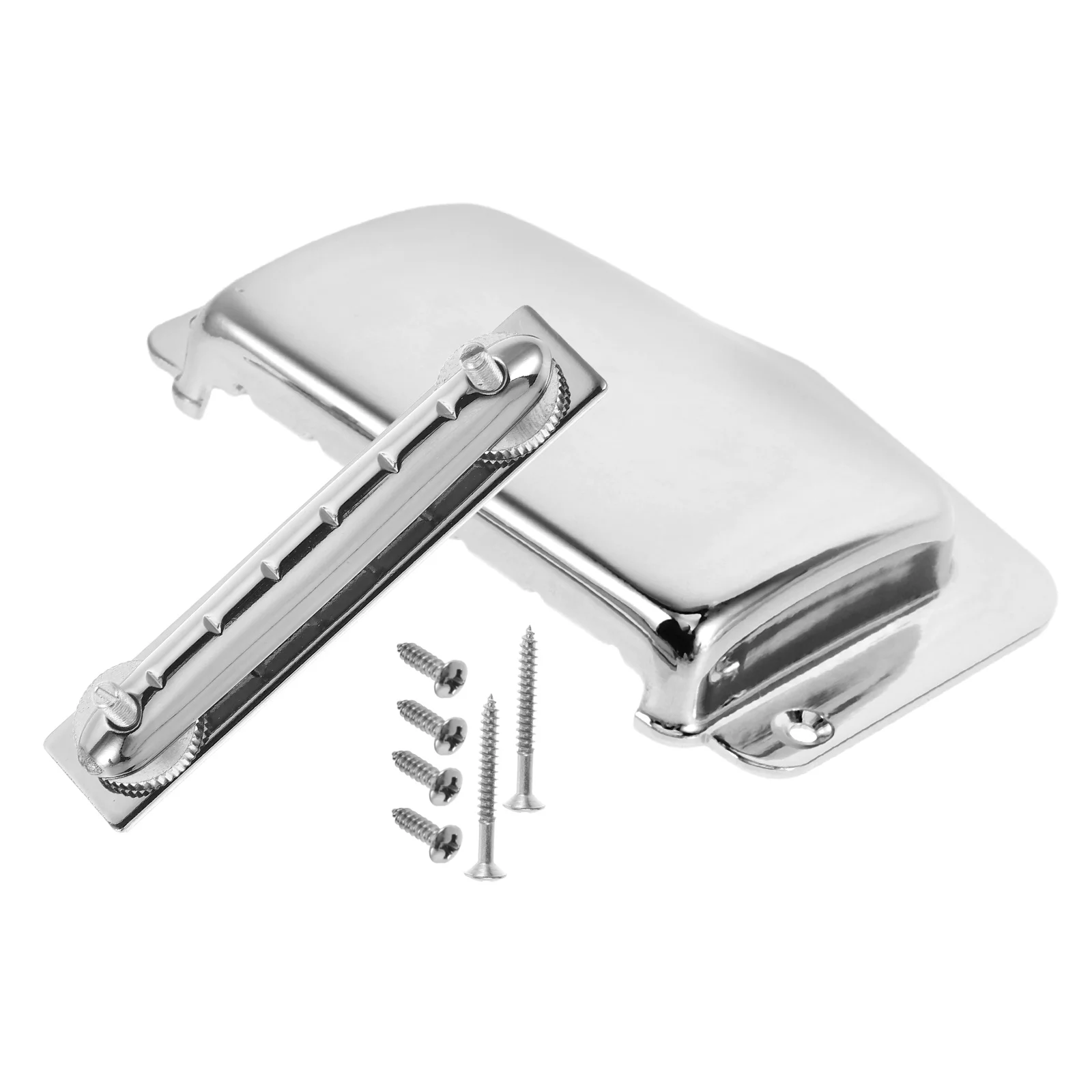 

Electric Guitar Accessories Bridge Cover Protective for Bass Silver Protection Plate