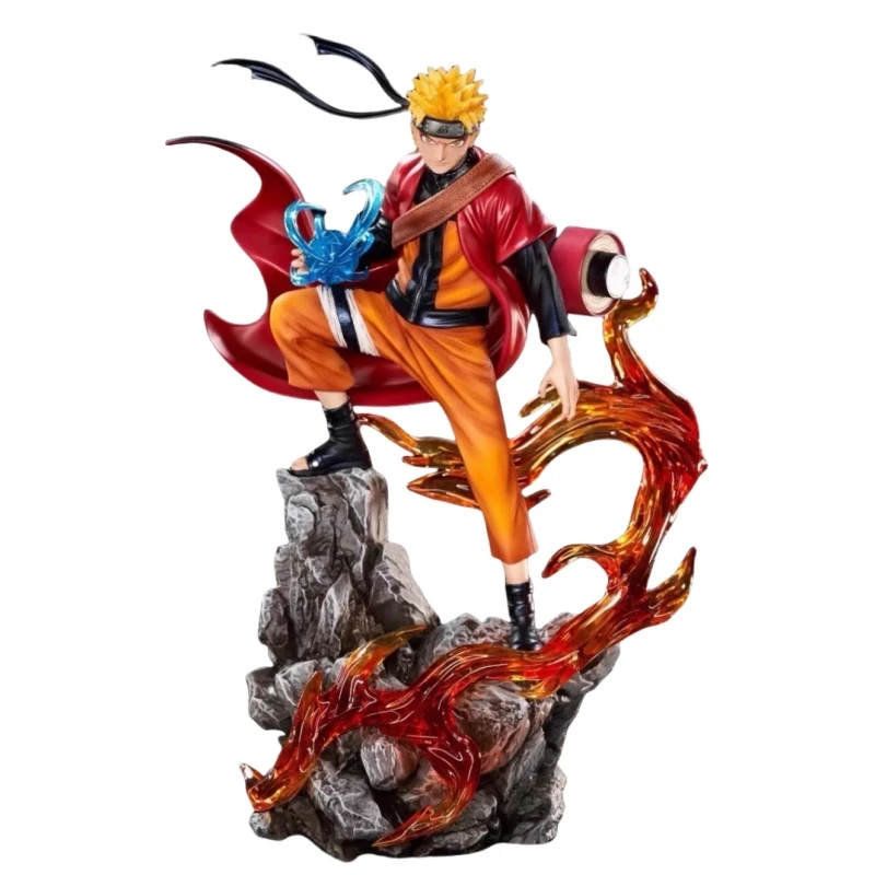 24Cm Naruto Shippuden Paths Mode Uzumaki Naruto Anime Action Figure Collectible Model Garage Kit Statue Toys Gift