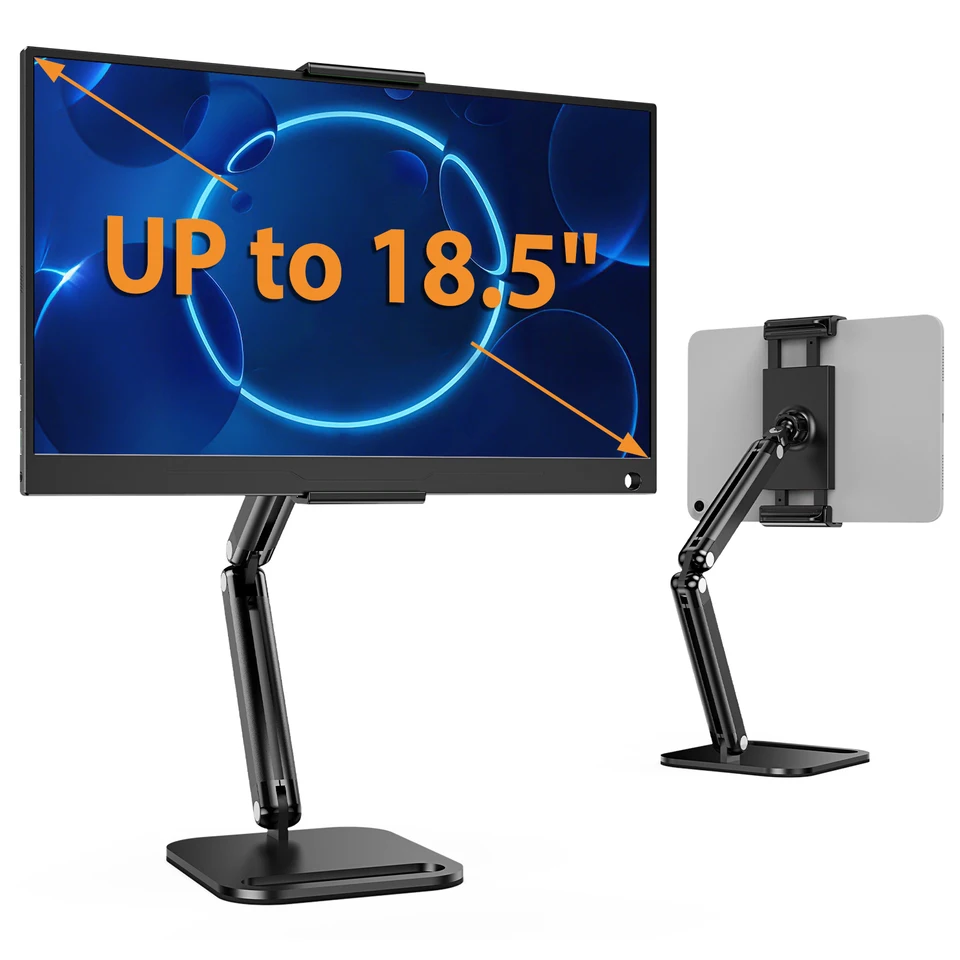 UPERFECT 調節可能なポータブルモニタースタンドホルダー 7-18.5インチ