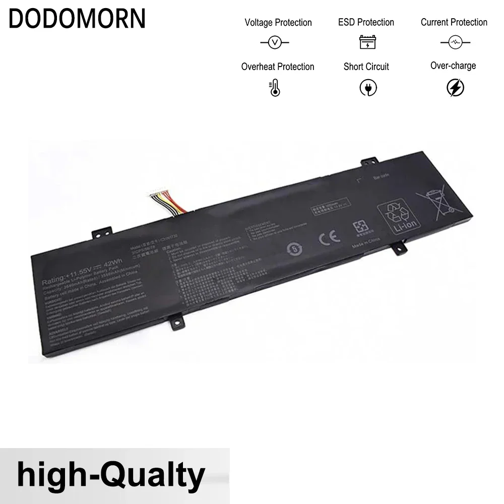 DODOMORN-batería para portátil C31N1733, para ASUS TP412UA TP412UA-EC207T, VivoBook Flip 14 TP412UA-DB31T Series 0B200-02970000