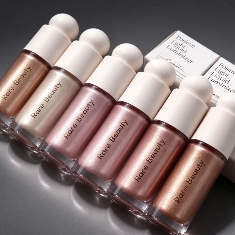 Popular Rare Beauty Original 3D Face Contour Liquid Bronzer Shade Smooth Highlighter Mirror Lasting Natural Waterproof Brighten