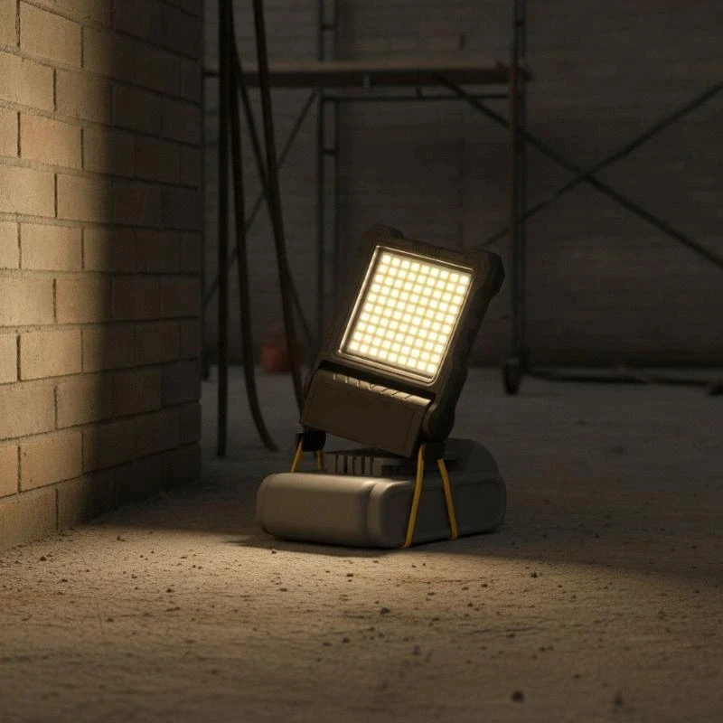 New Super Bright LED Work Light Portable Long-Lasting Strong Light Supply For Night Work Light 72V Li-ion Battery Power Tool 1PC