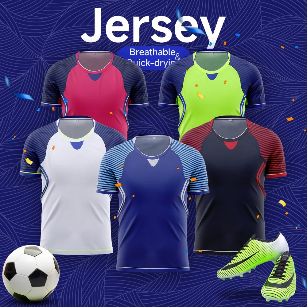 

Adult Men's Breathable Quick-Dry Summer Printed Custom Name Football Jersey (2025/26 Season)