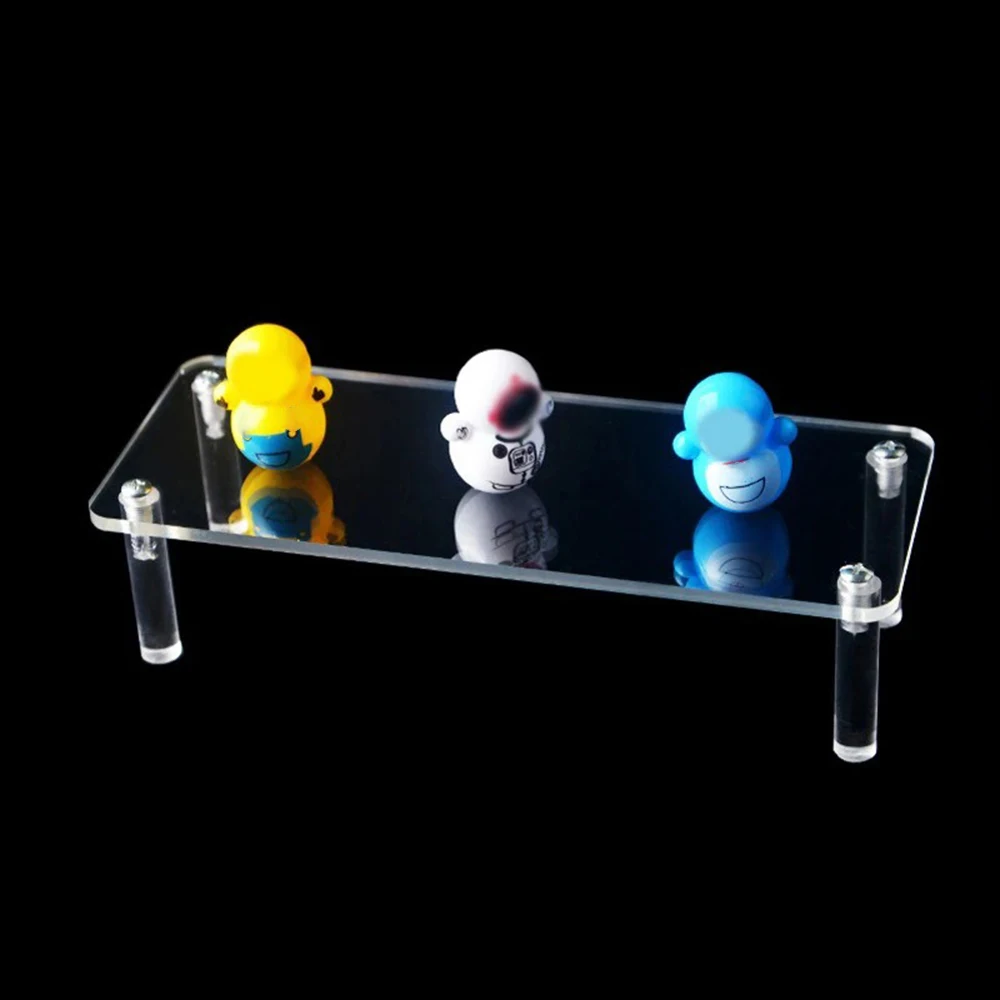 1-5-stufige Acryl-Display-Ständer, transparente Regale für Puppen, Tonfiguren, Desserts, Parfüm-Organizer, Vitrine W-10 – Detail 5