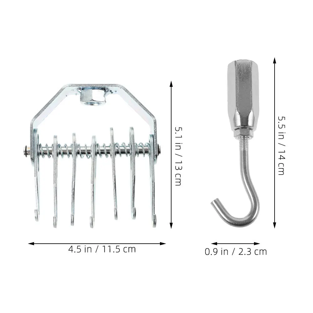 알리피스 2개 조절식 클로 풀 훅 컵 덴트 제거 도구 키트 (자동차, 트럭, SUV용)