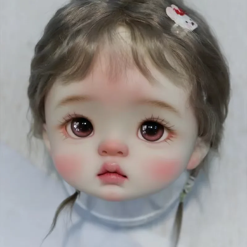 New In stock 1/6 26cm qianqian Girl BJD sd Doll Big Head Resin Material DIY Accessories Child Toys Girl Free shipping