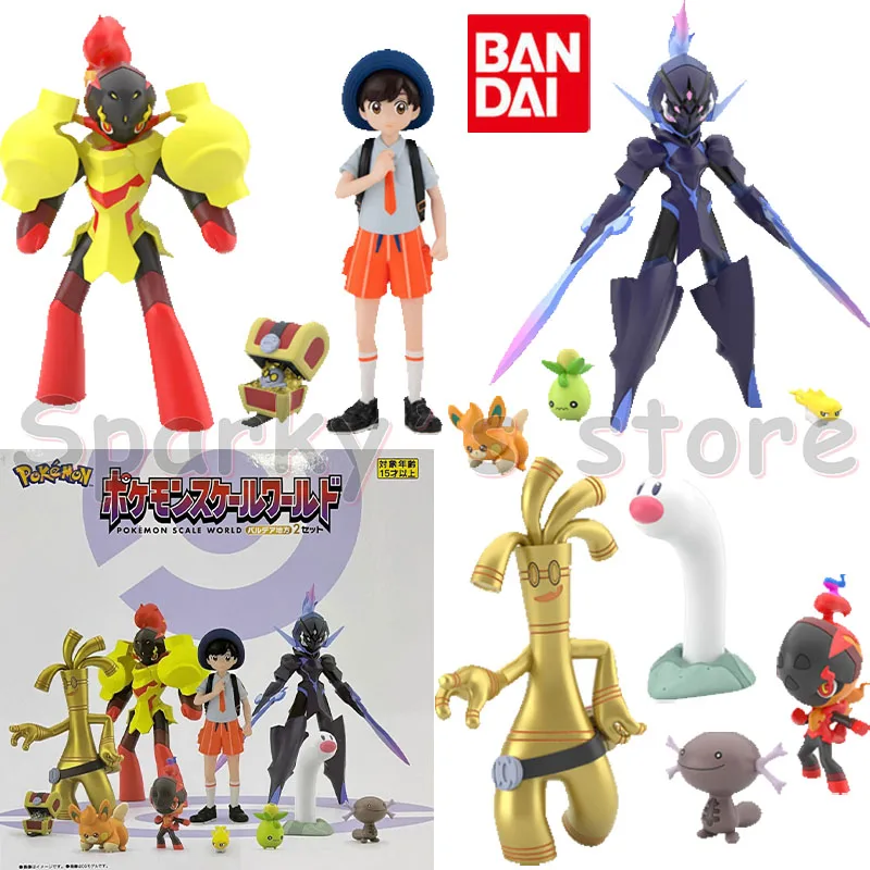 

Bandai Candy Toy Shokugan Original Pokemon Scale World Anime Figure Wooper Florian Action Toys For Boys Girls Kids Gifts Model