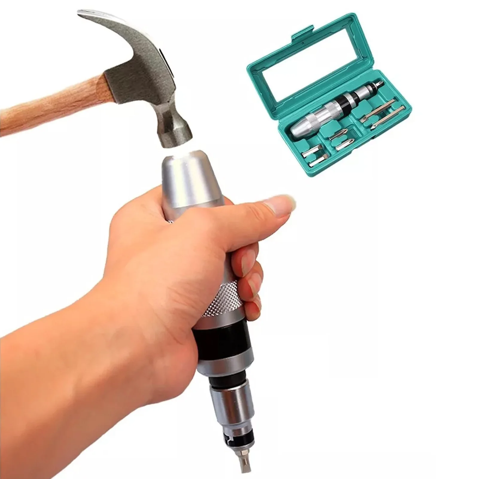 

Multi Bits Screwdriver, 8Pcs Screwdriver Bit Hand Screwdriver Bits Combination Screw Driver Tool for Repair