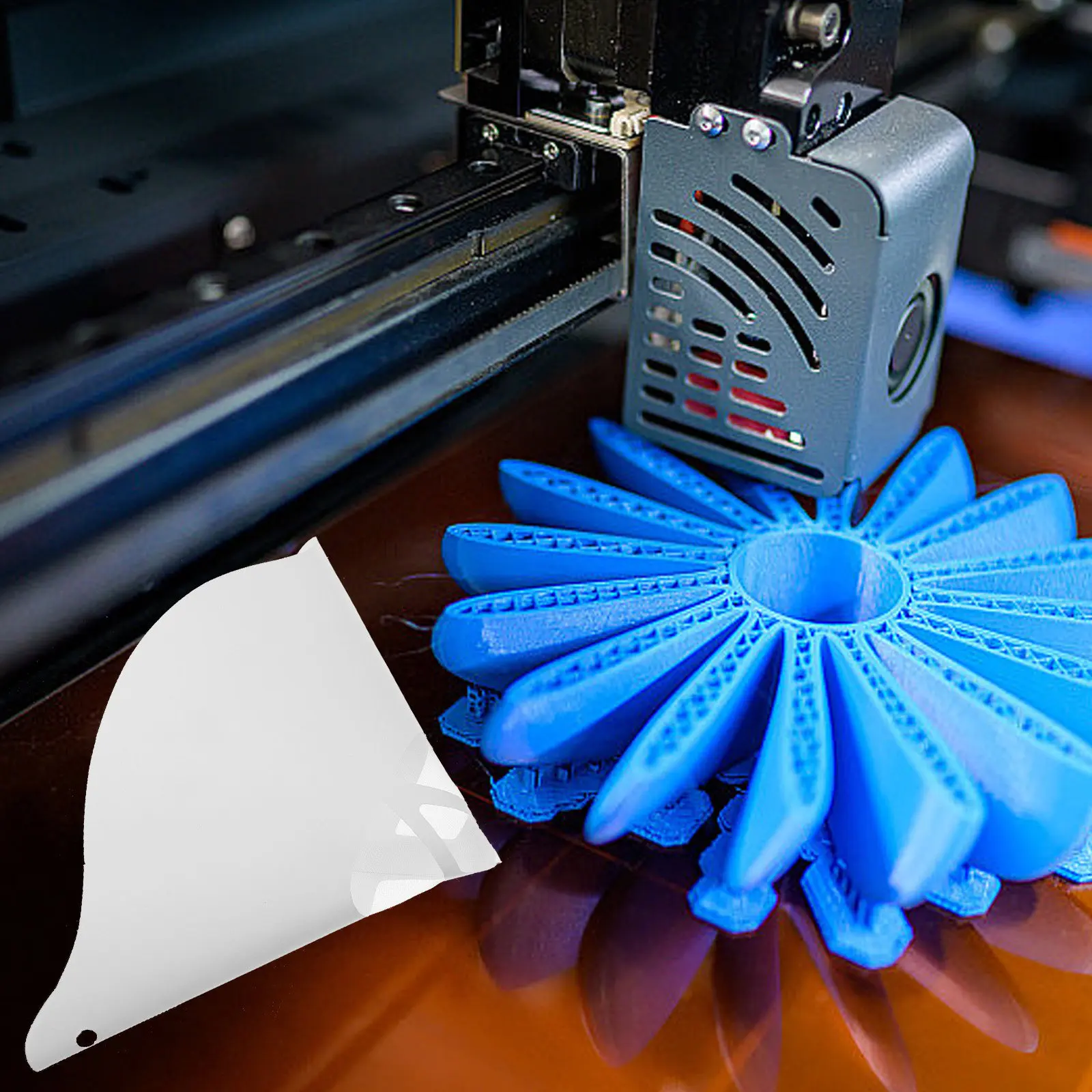 

10Pcs Disposable Thickened Paper Filtration Funnel for Uv Sla Filament Recycling 3D Printer Filter Accessory