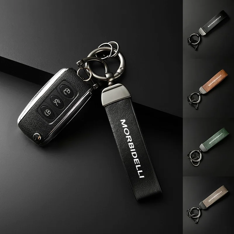 

Ultra HD Printed Logo Carbon Fiber Textured Holder Metal Leather Suede Keychain Motocycle For Morbidelli T1002VX T 1002 VX 2025