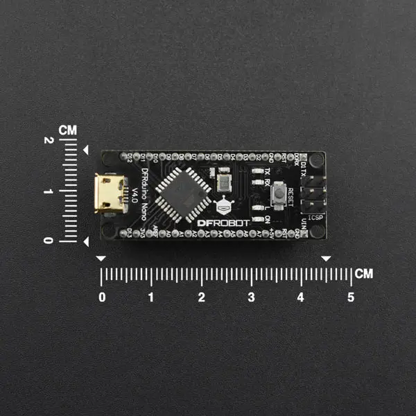 DFRduino Nano USB Microcontroller, ATmega 328, Compatible with Arduino Nano
