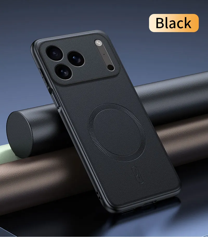 Für iPhone 18 Pro Max Hülle Magnetische Leder-Schutzhülle für iPhone 18 Pro Anti-Fingerabdruck Rutschfeste PC+TPU 17 Pro Max – Detail 20